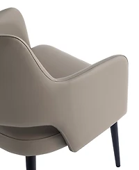 Manhattan Comfort Tremont Leatherette Upholstered Dining Armchair