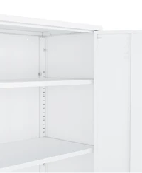 Manhattan Comfort Naomi 31.5" Modern 3-Shelf Accent Cabinet