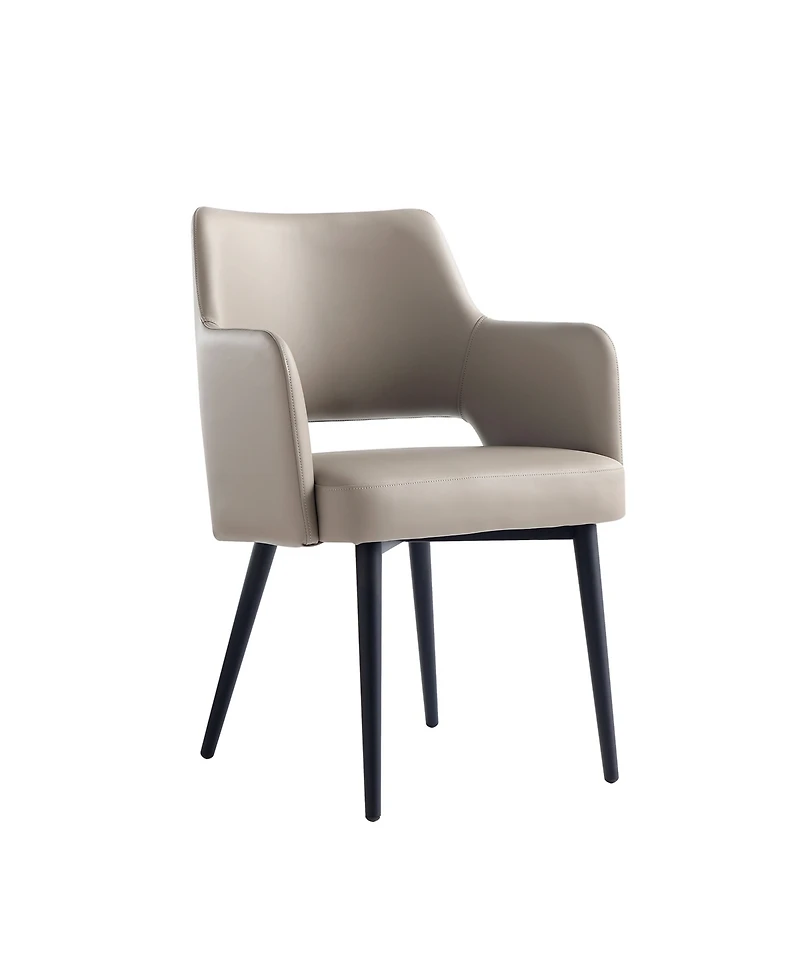 Manhattan Comfort Tremont Leatherette Upholstered Dining Armchair