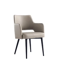 Manhattan Comfort Tremont Leatherette Upholstered Dining Armchair