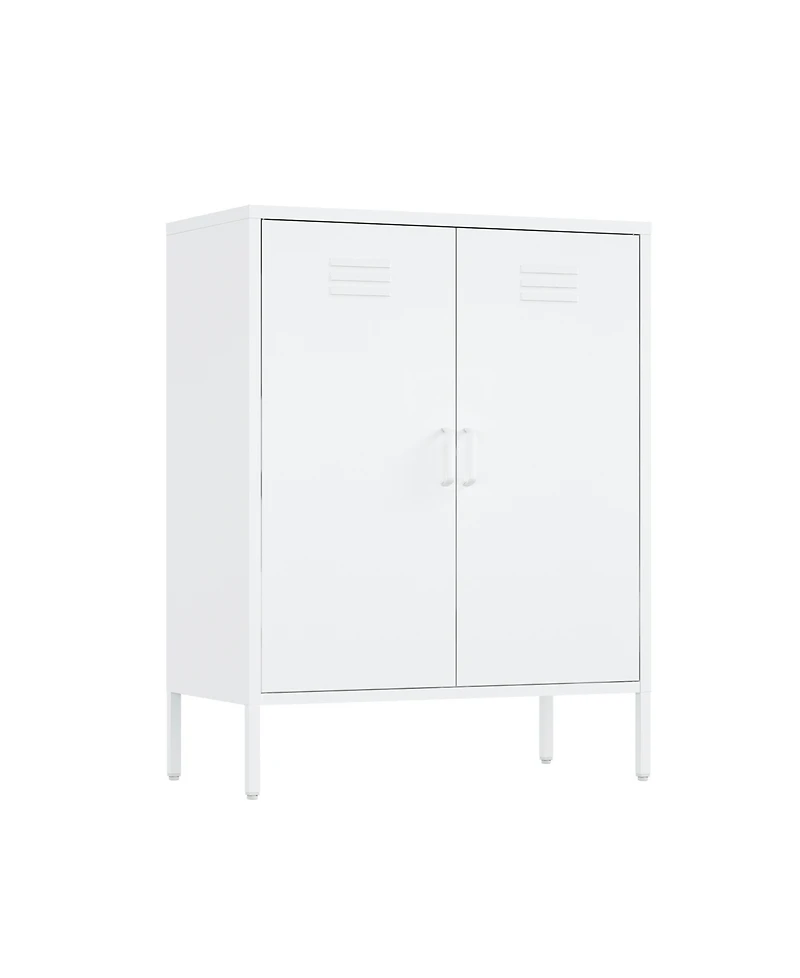 Manhattan Comfort Naomi 31.5" Modern 3-Shelf Accent Cabinet