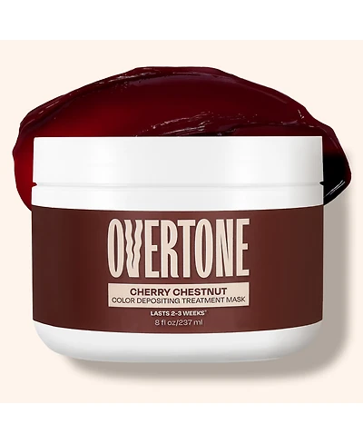 Overtone Color Depositing Hair Mask – Semi-Permanent Dye + Deep Conditioner, 8oz Jar