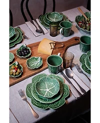 Bordallo Pinheiro Cabbage Salad Plates, Set of 4
