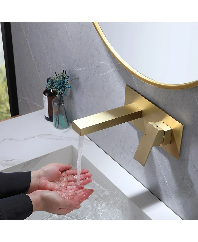 Greenspring Single-Handle Wall Mount Bathroom Faucet