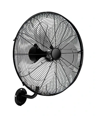 Mecale 20 Inch Wall Mount Fan with Aluminum Fan Blades, Industrial 3-Speed Oscillating Metal Wall Fan, Heavy Duty Wall Mount Fan for Shop, Commercial,