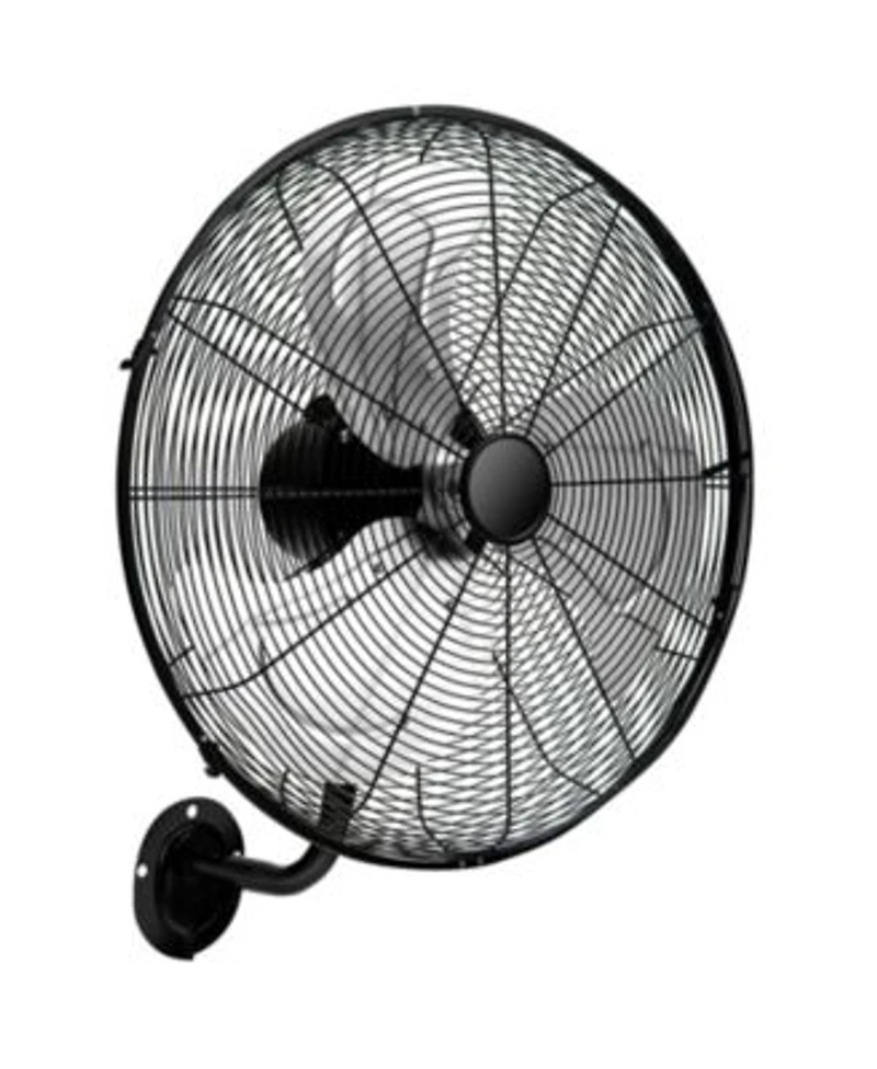 Mecale 20 Inch Wall Mount Fan With Aluminum Fan Blades Industrial 3 Speed Oscillating Metal Wall Fan Heavy Duty Wall Mount Fan For Shop Commercial Garage Warehouse Workshops Factory