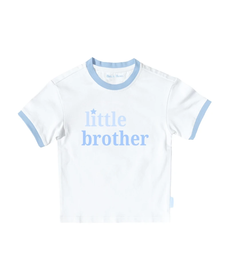 Bits & Bows Boys Little Brother Crewneck T-Shirt