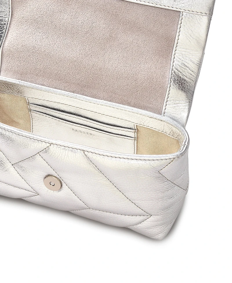 Radley London Mill Bay Xl Quilt Metallic Flap Over Crossbody Bag