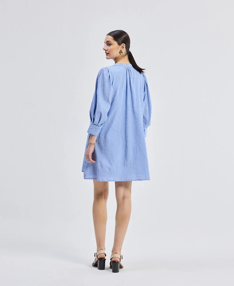 Reistor Women's Oversized Tunic Dress with Optional Belt