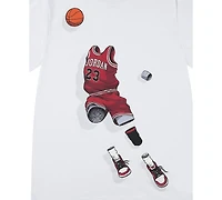 Jordan Big Boys Ghost Man Graphic T-Shirt