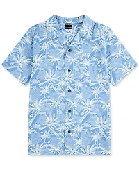 Hurley Big Boys Short-Sleeve Printed Camp Shirt