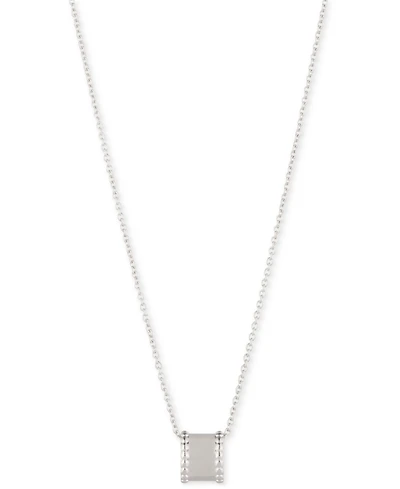 Lauren Ralph Lauren Sterling Silver Ring Pendant Necklace, 16" + 3" extender