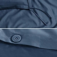 Bare Home Organic Cotton Sateen Duvet Cover Set Twin/Twin XLong