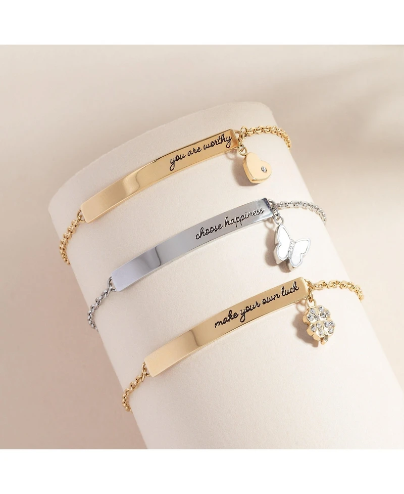 Alex and Ani Choose Happiness Inline Bracelet