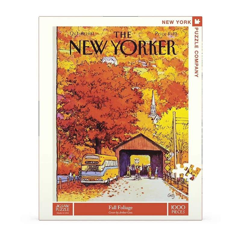 New York Puzzle Company Covered Bridge 1000 Piece Puzzle