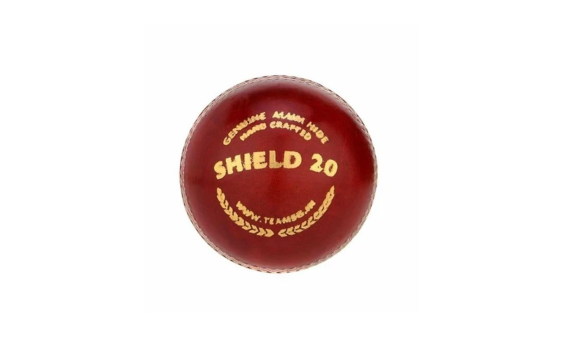 Sg Cricket Shield 20 Premium Leather Ball (Red Color)