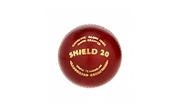 Sg Cricket Shield 20 Premium Leather Ball (Red Color)
