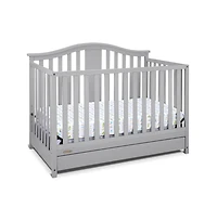 Graco Solano 4-in-1 Convertible Crib with Drawer - Pebble Gray