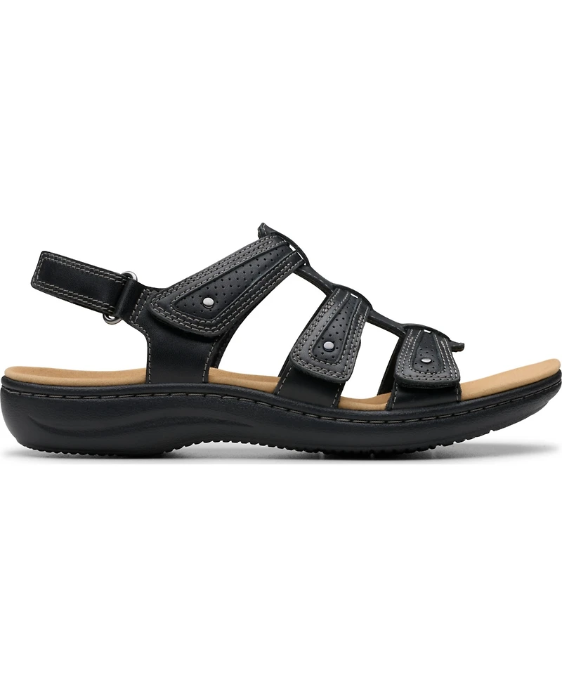 Clarks Women's Collection Laurieann Ivy Rip Tape Sandals