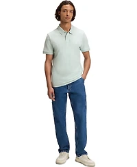 Boss by Hugo Men's Slim-Fit Stretch-Cotton Logo Patch Polo Shirt