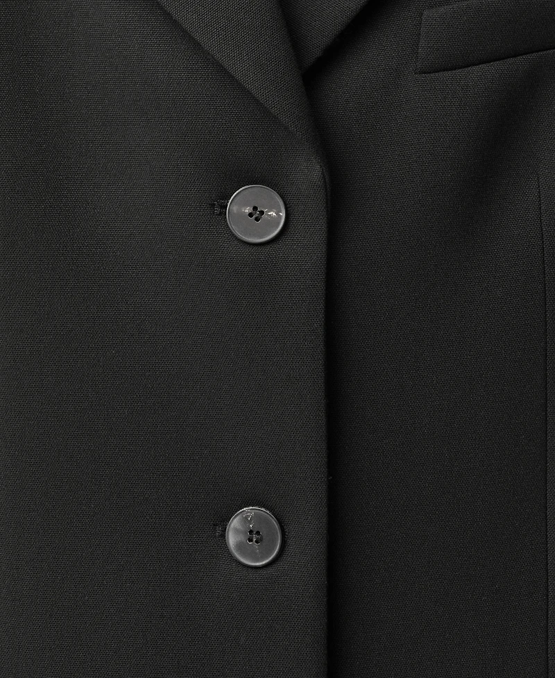 Mango Women's Straight Button Suit Blazer