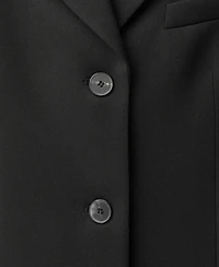 Mango Women's Straight Button Suit Blazer