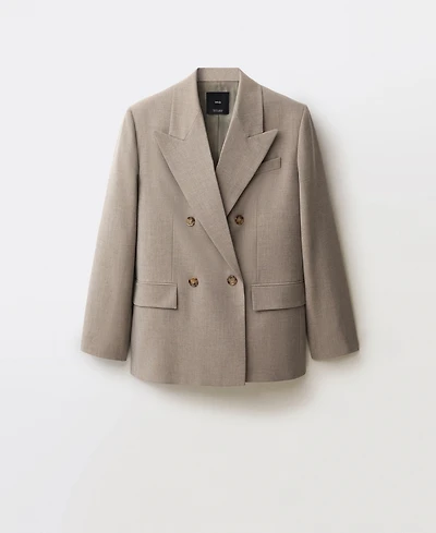 Mango Women's Wool-Blend Suit Jacket