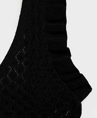 Mango Women's Back Bow Detail Crop Top