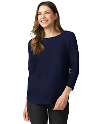 Melissa Paige Women's Boat-Neck Diamond-Knit Dolman-Sleeve Sweater
