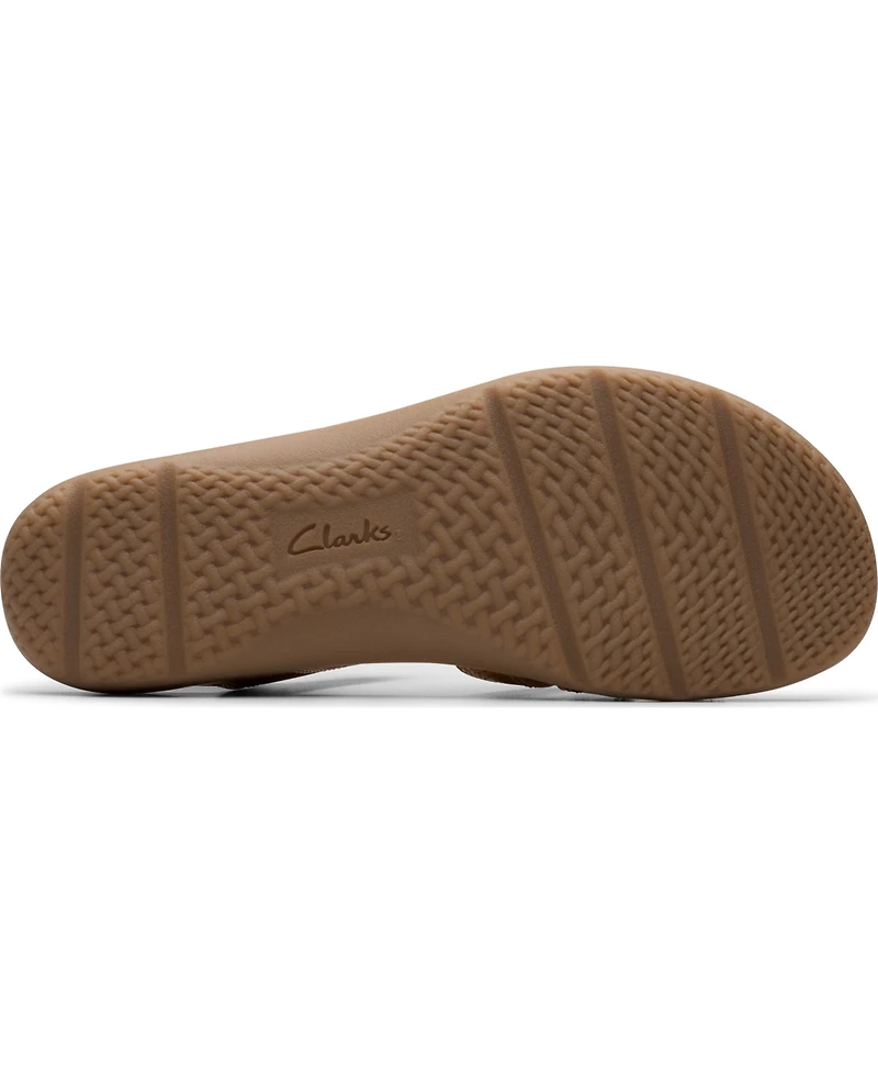 Clarks Collection Women's Elizabelle Kay Riptape Flat Sandals