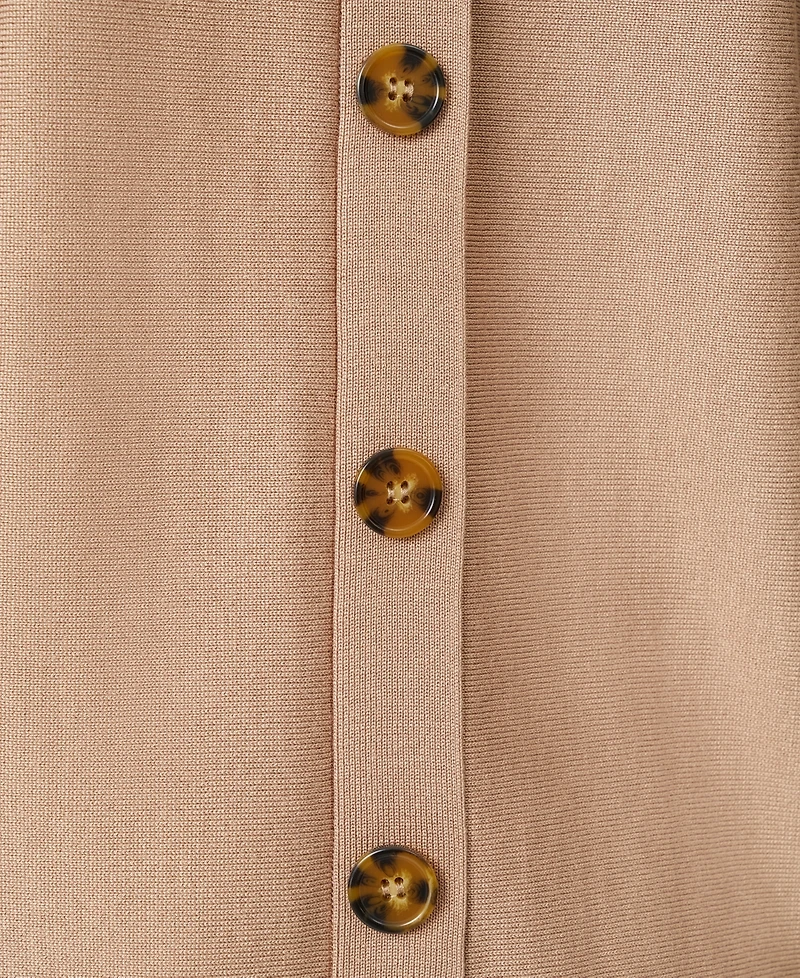 Melissa Paige Women's Boatneck Button-Back Dolman-Sleeve Sweater