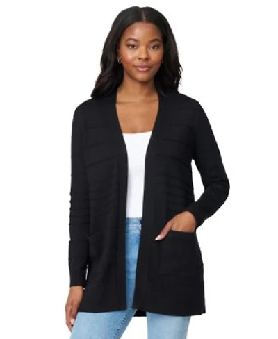 Melissa Paige Womens Ribbed Open Front Long Cardigan Pxs 3x