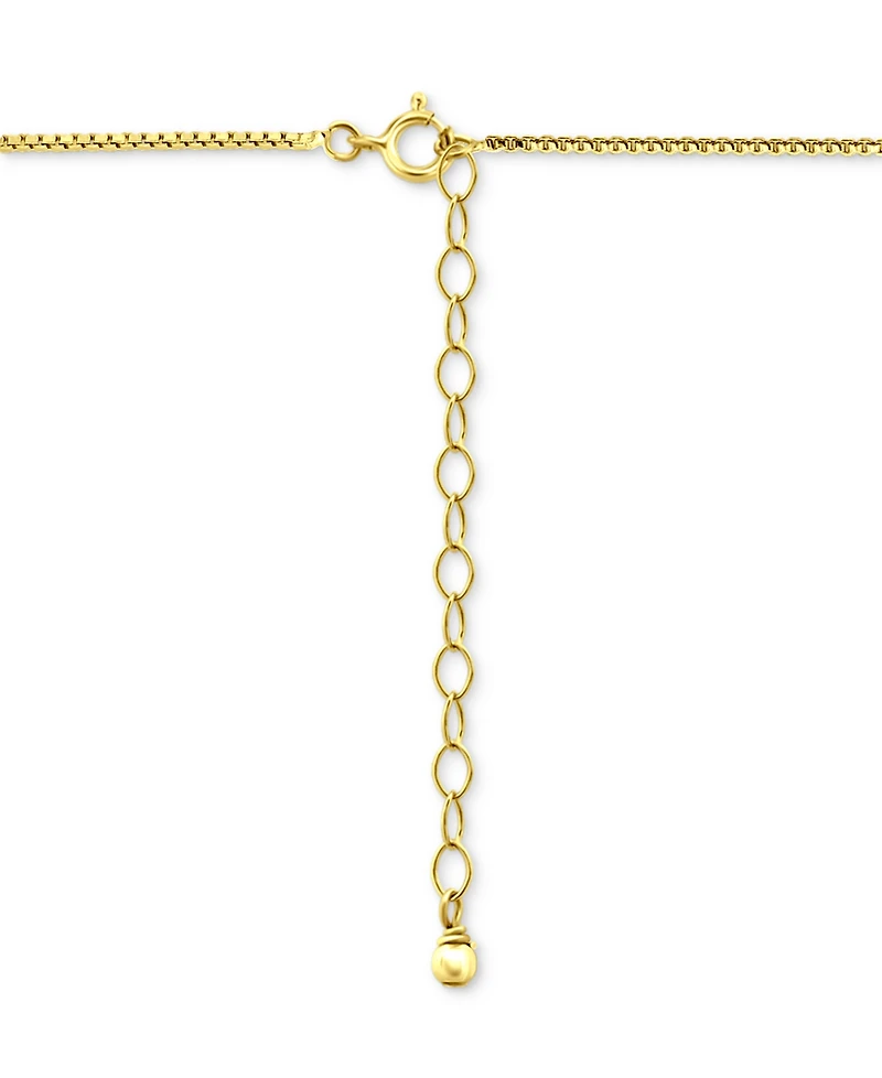 Giani Bernini Cubic Zirconia Pear-Shaped Pendant Necklace in Sterling Silver, 16" + 2" extender, Exclusively at Macy's