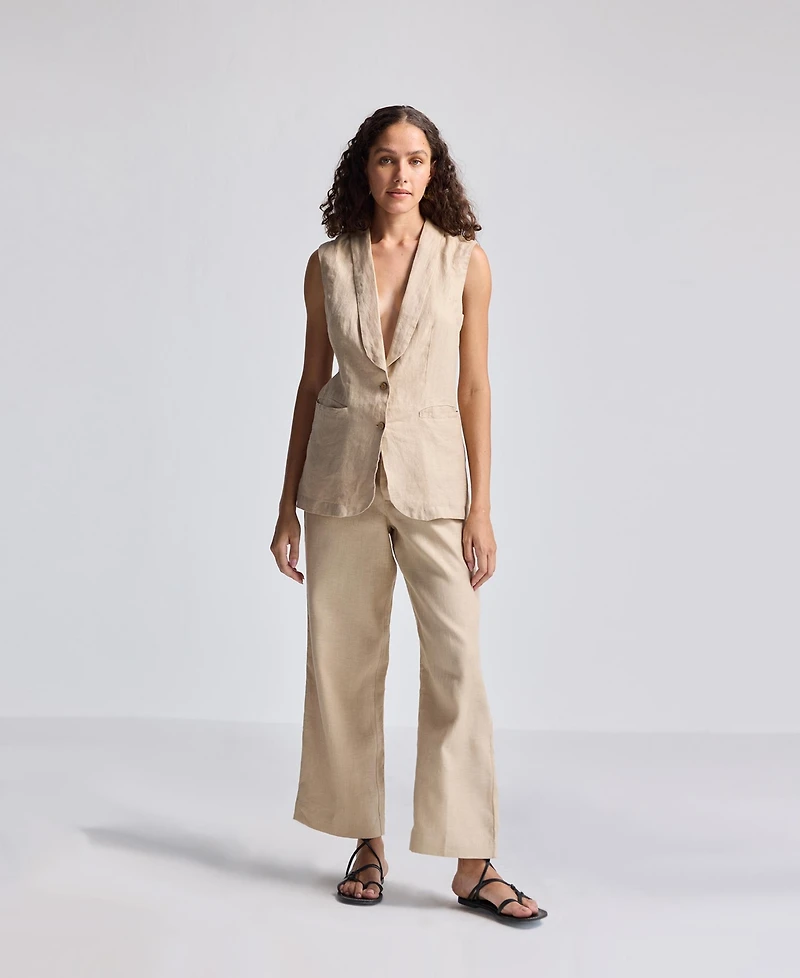 Reistor Women's Sleeveless Hemp Jacket
