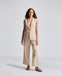 Reistor Women's Sleeveless Hemp Jacket