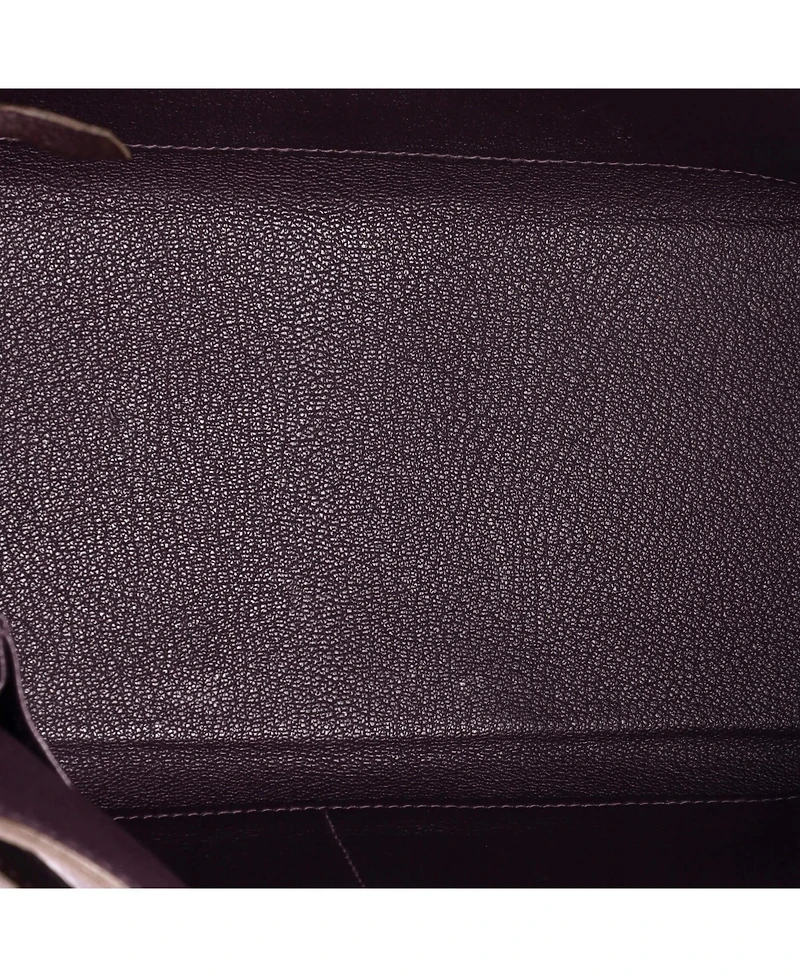 Pre-Owned Hermes Kelly 32 Handbag Purple Togo with Gold Hardware