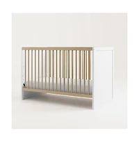 Storkcraft Calabasas 3-in-1 Convertible Crib (White with Driftwood)