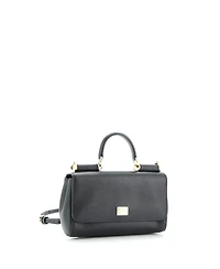 Pre-Owned Dolce & Gabbana Small East West Miss Sicily Bag Leather