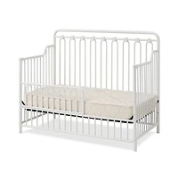 Baldwin 4 in 1 Convertible Full Sized Metal Crib in Alabaster White
