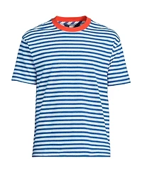 Lands' End Men's Short Sleeve Super-t Crew Relaxed Fit Tee