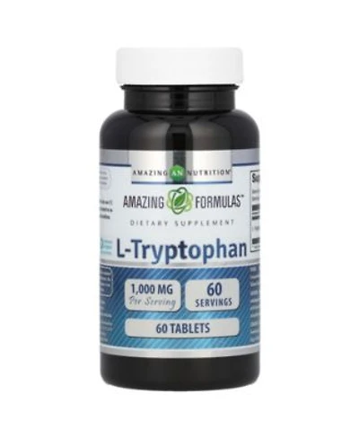 Amazing Nutrition L Tryptophan 1 000 Mg 60 Tablets