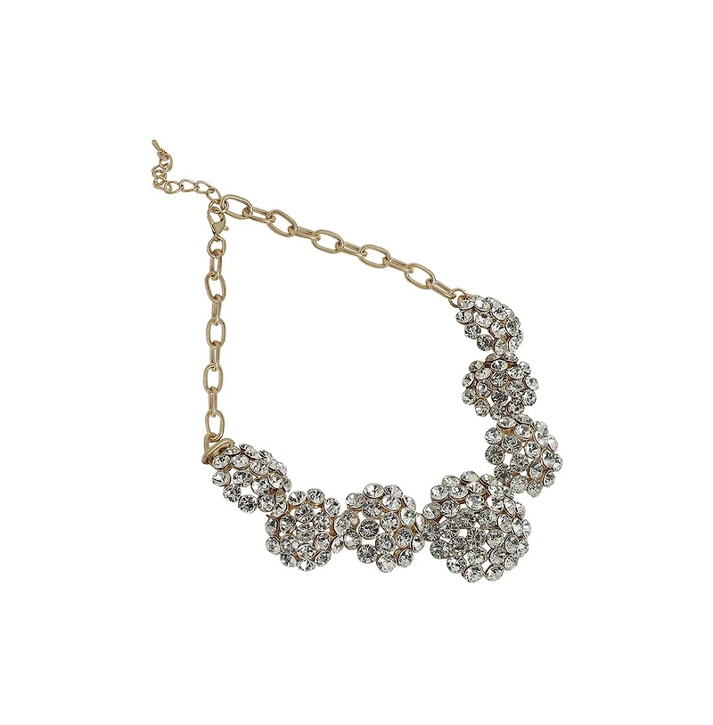 Sohi Stellar Sparkle Statement Necklace