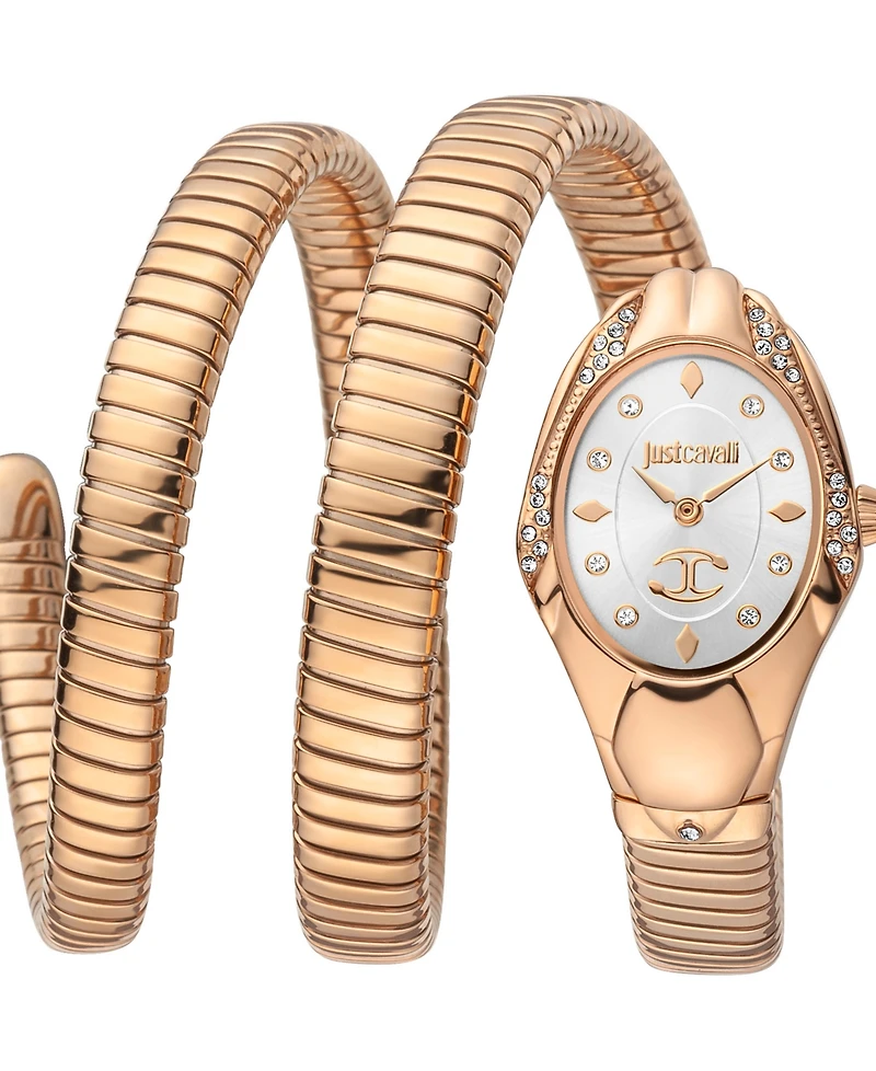 Just Cavalli Women's Rose Stainless Steel Bracelet Watch