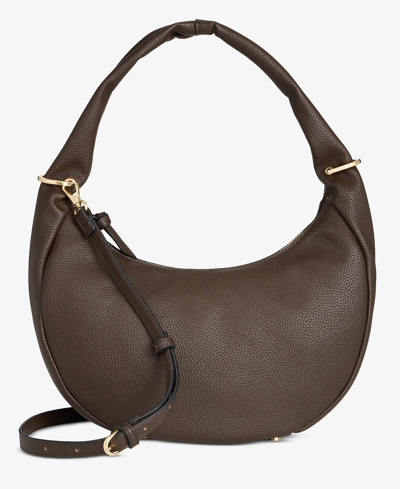 On 34th Harlowwe Small Pebbled Hobo Bag, Exclusively at Macy's
