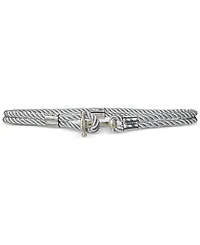 Lauren Ralph Lauren Women's Metallic Rope Skinny Belt