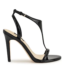 Nine West Women's Mandey T-Strap High Stiletto Sandals