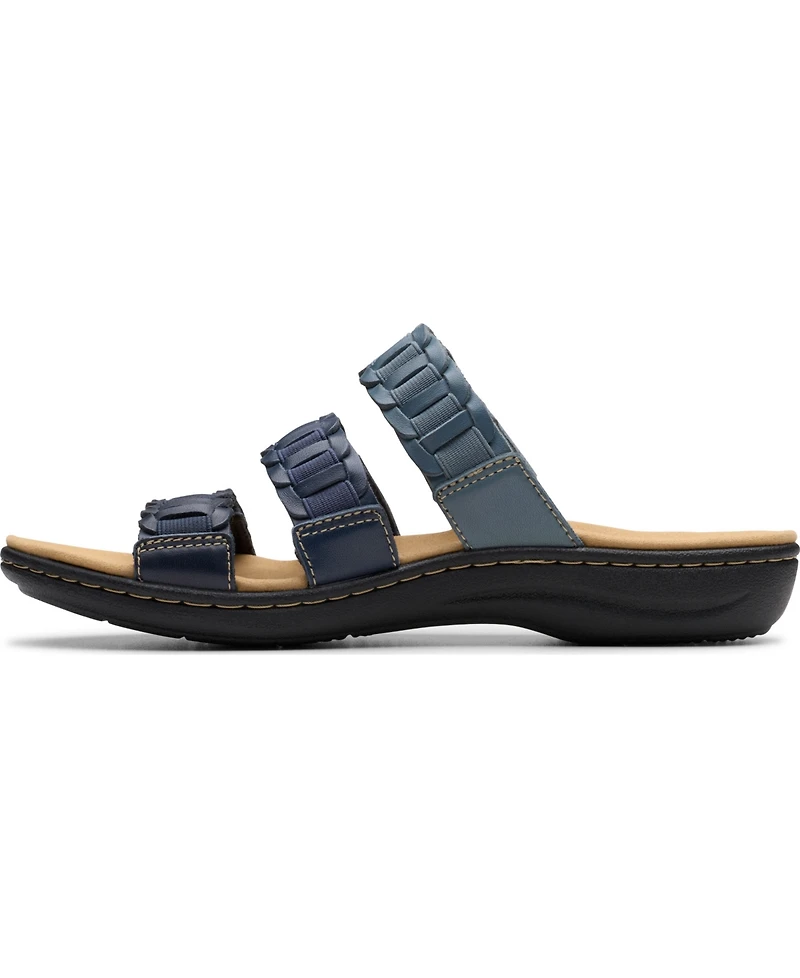Clarks Collection Women's Laurieann Hope Slip-On Flat Sandals