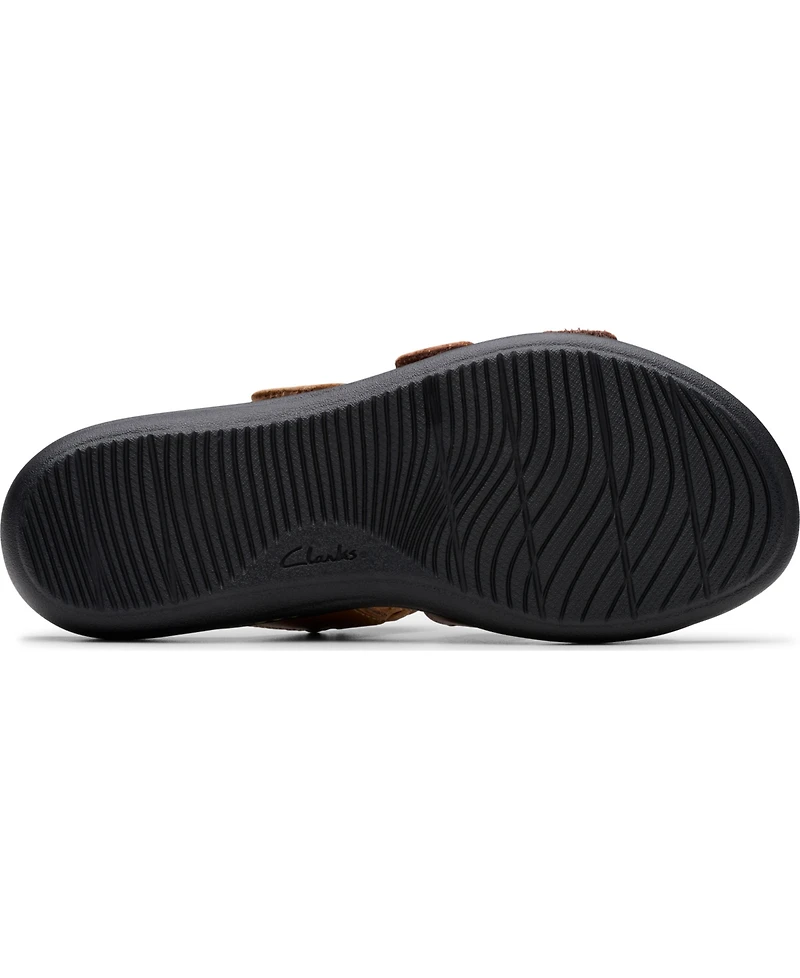 Clarks Collection Women's Laurieann Hope Slip-On Flat Sandals