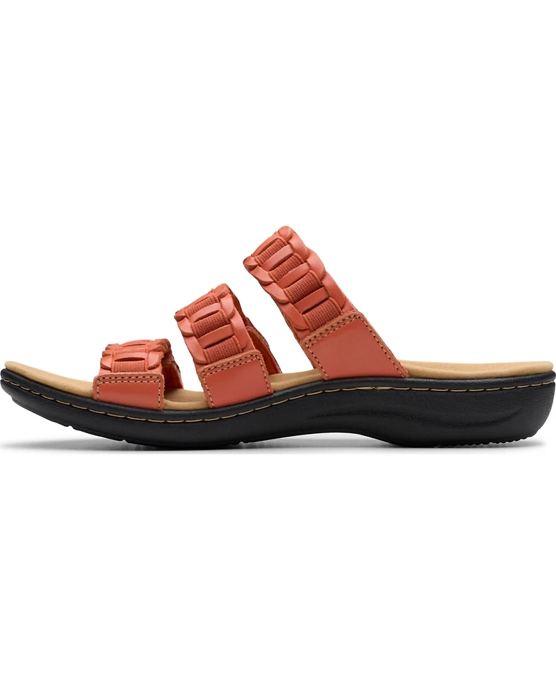 Clarks Collection Women's Laurieann Hope Slip-On Flat Sandals