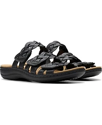 Clarks Collection Women's Laurieann Rio Slip-On Flat Sandals